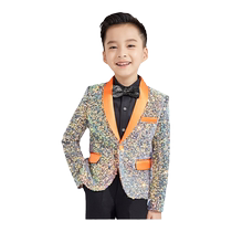 Luo Meng suit suit handsome boy flower girl dress piano performance suit big boy little boy suit jacket spring