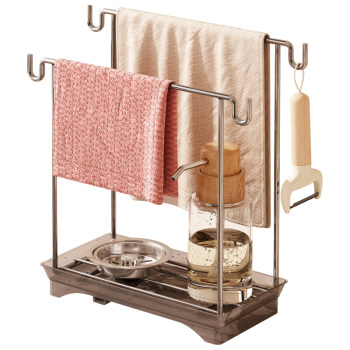 Kitchen rag rack sponge drain 304 stainless steel