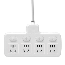Refrigerator water heater multi-function 10a to 16a plug socket panel high power plug-in strip converter 1322
