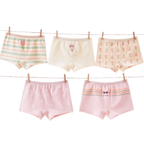 Girl Pants Children Pure Cotton Four-corner Pants Baby Full Cotton Shorts Little Girl 100% Flat Corner Pants CUHK Child Bottom Pants