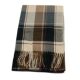 Japanese style plaid spring and autumn couple's anti-static spring and autumn scarf