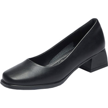 Square toe thick heel soft sole professional shoes for women black heels ສູງ heel ຂະຫນາດກາງ ເກີບດຽວ 4cm ຢ່າງເປັນທາງການ ເກີບແມ່ຍິງ pumps