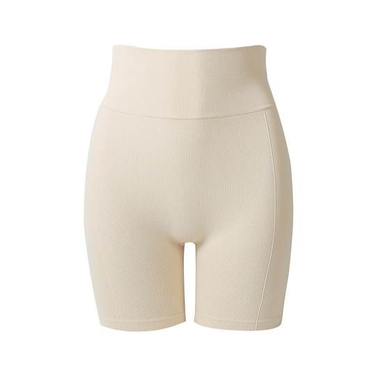 [High -waisted abdomen, hip -lifting 4 -point pants] Lan Zhuoli shorts, seamless without trace, comfortable bottoming safety pants