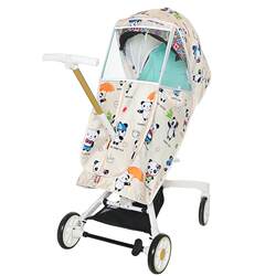 ເດັກ​ນ້ອຍ​ຍ່າງ​ປອມ windproof ແລະ rainproof cover stroller windshield