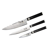 (Self-operated) Kaiyin Shun knife set Damascus steel knife chefs knife kitchen knife fruit knife set handle