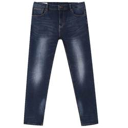 Jack Jones ດູໃບໄມ້ລົ່ນແລະລະດູຫນາວ jeans ຜູ້ຊາຍກະທັດຮັດ pencil pants ສູງ elastic trousers ລ້າງບາດເຈັບແລະ pants ສີຟ້າຜູ້ຊາຍ