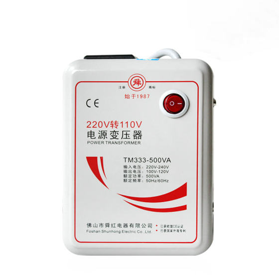 Transformer 220V to 110V Japan and Usa 110V to 220V 100V Power Voltage Converter Shunhong 500W
