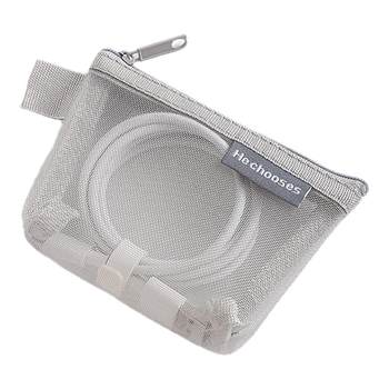 Large capacity transparent visual nylon storage bag