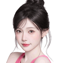 Lanugo hair bangs wig for women with natural forehead real hair thin invisible invisible hairline eight-character bangs wig