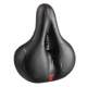 Extra-wide and extra-soft bicycle seat cushion