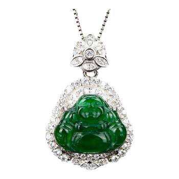 Colorful yunnan jade buddha pendant jade buddha women's model