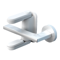Anti-child door lock artifact anti-cat door opener safety lock buckle child baby anti-theft room door handle anti-reverse lock