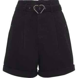 onlyA-line high-waisted short cuffed jeans