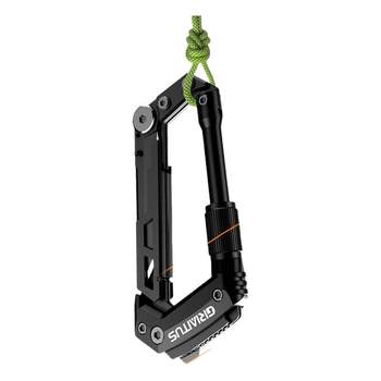 Rock climbing carabiner 8in1 multi-functional tool quick release