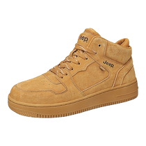 Jeep mens high-top spring and autumn 2024 new versatile sports and casual shoes mens trendy shoes mid-top sneakers