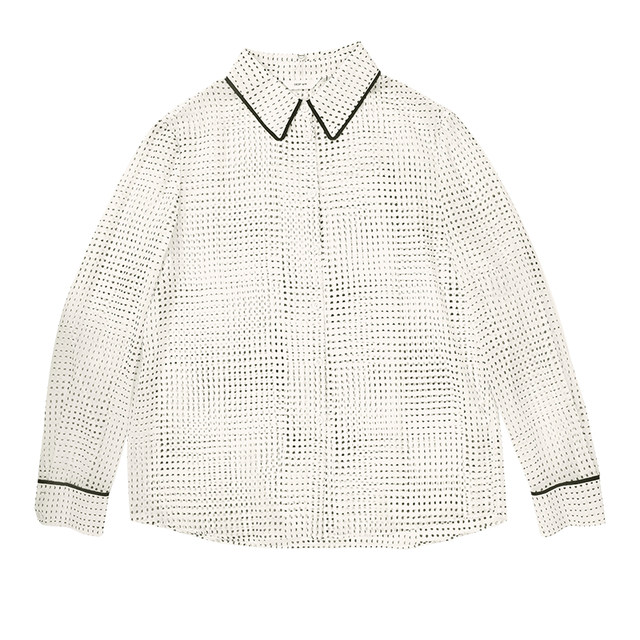 Reds long-sleeved suspender shirt two-piece set