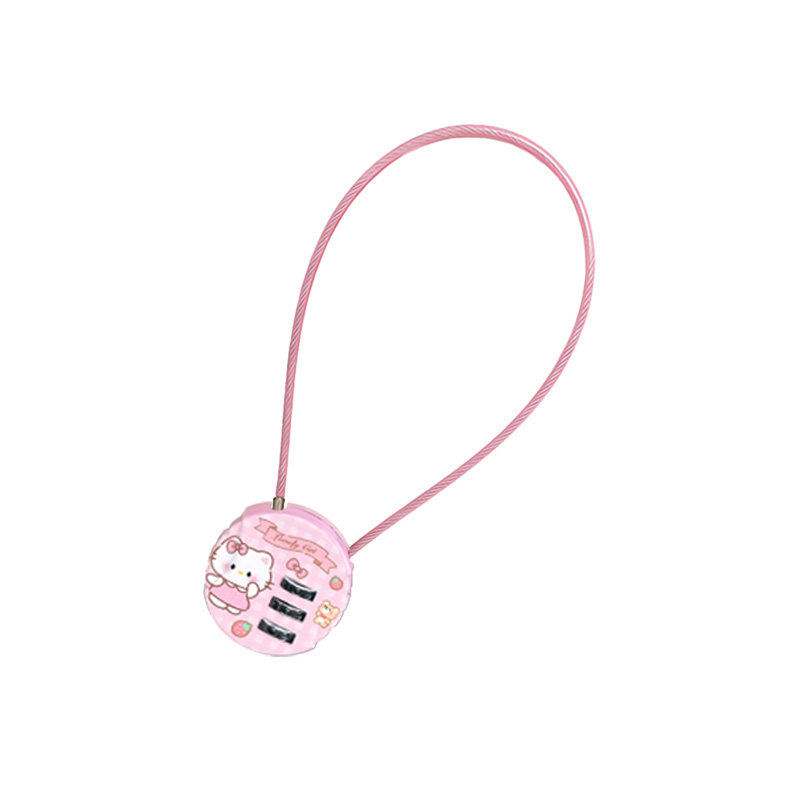 Kapibara electric vehicle front basket basket lock and bicycle helmet anti-theft password lock artifact universal