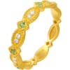 Trendy Acer Starry Shadow Gold Diamond Garnet Ring Pure Gold Ring Hand Decoration 5G Fashion Inlaid Dot Diamond W