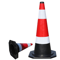 70cm rubber road cone reflective cone lifting ring cone bucket 90cm ice cream cone isolation cone warning column safety roadblock cone