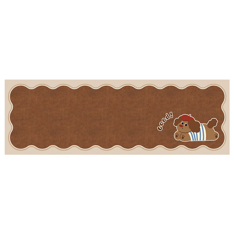 American cartoon antique diatom mud kitchen floor mat 2026 new oil-proof carpet foot mat sink countertop mat