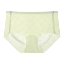 Catman Seamless Underwear Womens 2024 New Ice Silk Summer Thin Non-Pinching Pure Cotton Crotch Antibacterial Triangle Shorts
