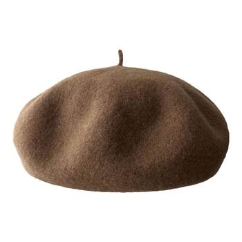 Large version 100wool wool beret for women