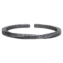 New design hot selling bracelet mens retro old black Möbius strip mens bracelet opening adjustable
