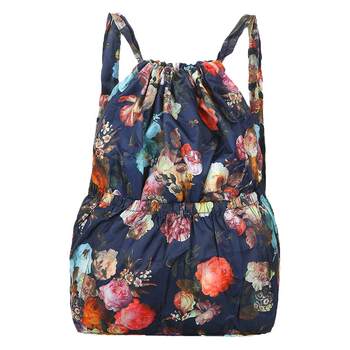 New outdoor floral bunch pocket backpack sports backpack student large capacity light travel bag versatile women