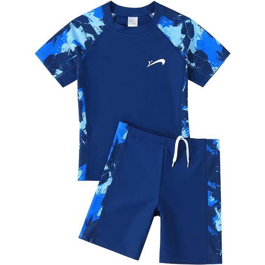 Детский купальник для мальчиков Guirenniao расколотый