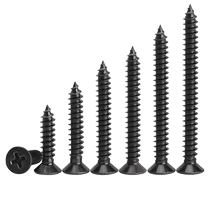 304 Vis à tête en acier inoxydable inox vissé vis à tête haute KA Vis à tête plate noir 3M3 5M4M5M6M8