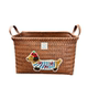Retro dachshund puppy dirty clothes storage basket dirty clothes basket