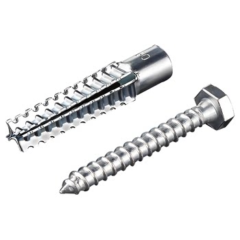 Galvanized sawtooth gecko expansion screw brick lightweight anti-loosening expansion bolt hollow brick concrete wall expansion pipe nail