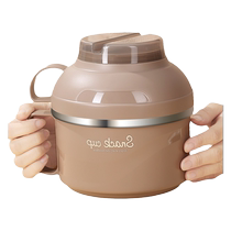 Rice Bowls Cafeteria Meal Special Adults Insulation Lunch Box Office Work Women Stainless Steel Fast Food Cup Rice Bowl with Gairin