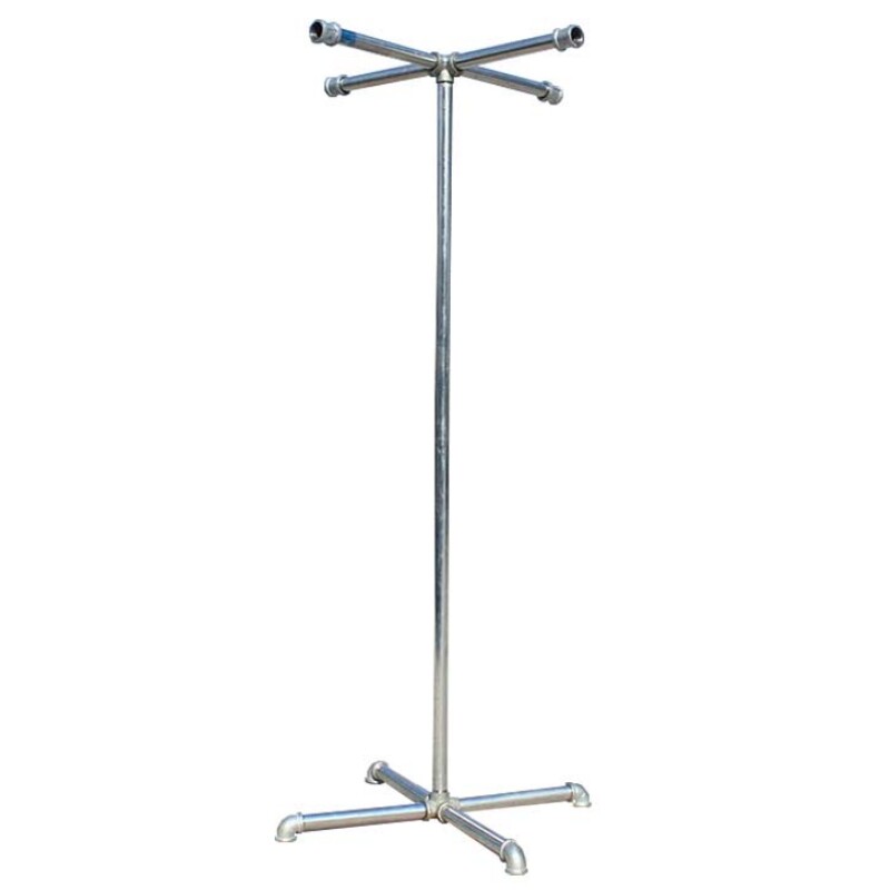 Floor-standing hanging bracket single-pole clothes drying rod indoor simple clothes hanger household bedroom clothes rack balcony cool clothes hanger