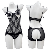 (Self-operated) Sexy lingerie sexy temptation no-take-off lace pajamas bed date midnight passion 2024 new style