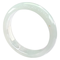 (Self-operated) Qianyu Pickup Burmese natural A-grade jade ice-transparent pure and elegant sprinkled gold old extra wide tire bracelet