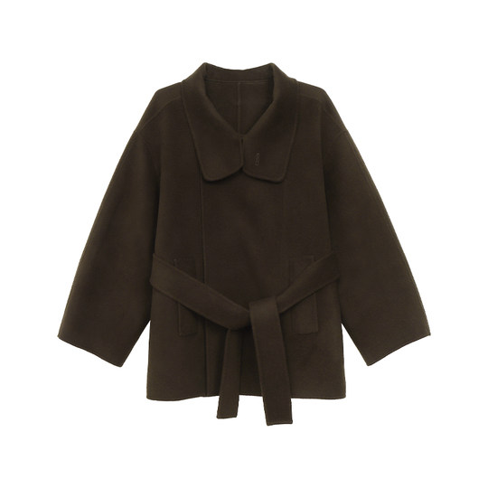 Skk Store 镇店金敏喜大衣2.0 黑标100澳羊毛双面呢大衣毛呢外套