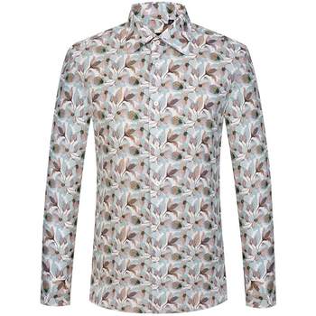 Tombolini long sleeve printed elegant shirt