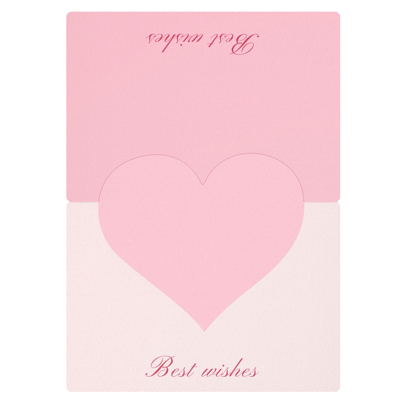 Morandi love three-dimensional greeting card postcard wish