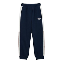 PawinPaw Cartoon Bear Childrens Clothing 2024 New Autumn and Winter Knitted Casual Pants for Boys and Girls Comfortable and Sports