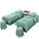 High-end cotton and linen beauty bedspread set of four pieces factory direct sale