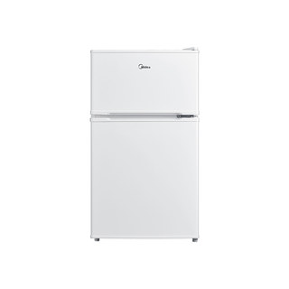 Midea's 88 -liter double -door mini refrigerator two household office energy -saving electric rental house dormitory