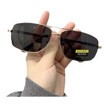 2023 new sunglasses for men driving phishing mirrors male trend retro eyes square black sunglasses female