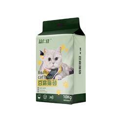 ຂີ້ເຫຍື້ອແມວ Yirenjia, tofu litter, mix cat litter, deodorizing, dust and clumping, can flush the toilet ດ່ວນ, ສົ່ງຟຣີ 20 ປອນ