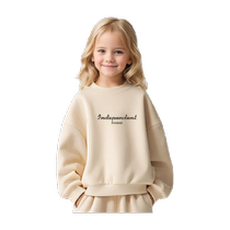 Boys and girls sweatshirts childrens autumn clothing 2024 new long-sleeved clothes spring and autumn styles for middle-aged and older boys autumn and winter tops