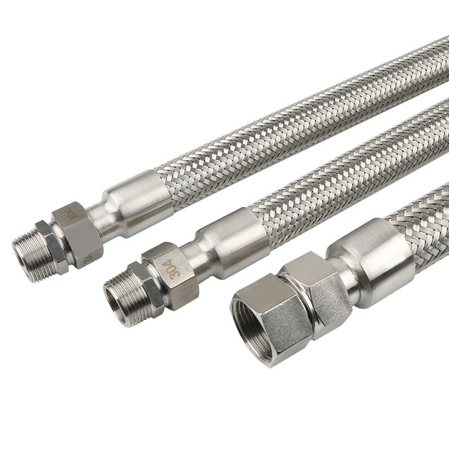 Explosion-proof flexible connecting pipe stainless steel braided mesh 304
