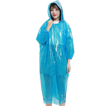 Disposable raincoat long full body womens thickened mens raincoat transparent childrens portable adult outdoor protective poncho