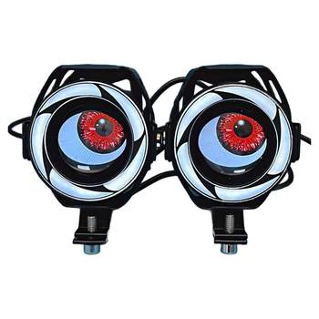 Motorcycle electric vehicle modified devil’s eye headlights