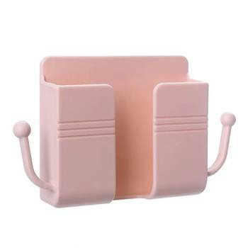 Bedroom wall punch-free mobile phone storage box 1 color random