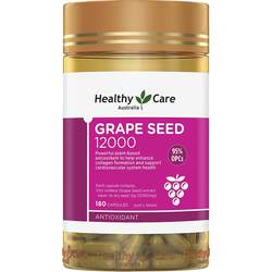 HealthyCare Grape Seed Powder Australian Anthocyanin OPC Essence Capsules 180 ແຄບຊູນ